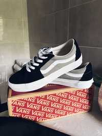 Tenis Vans Pretos e Cinza