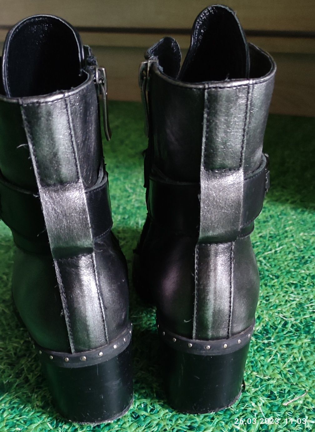 Buty botki Carinii r.37 skóra