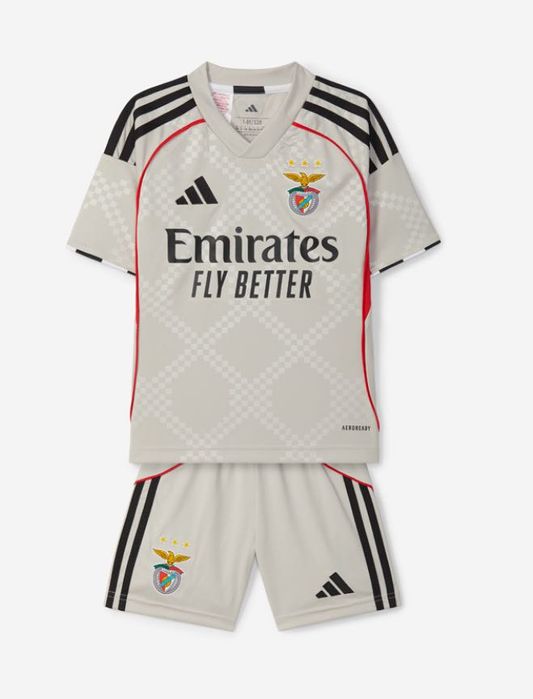Conjunto Criança Benfica Bege Novo