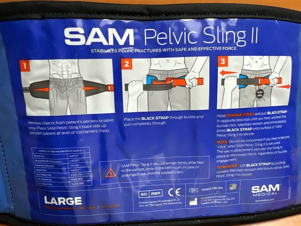 Тазова шина Sam Pelvic Sling II