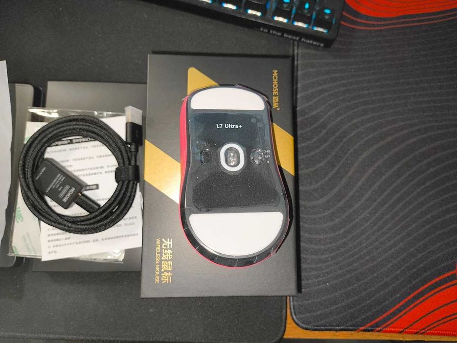 NEW Професійна ігрова миша MCHOSE L7 Ultra+ 8K (ЯСКРАВОГО КОЛЬОРУ)