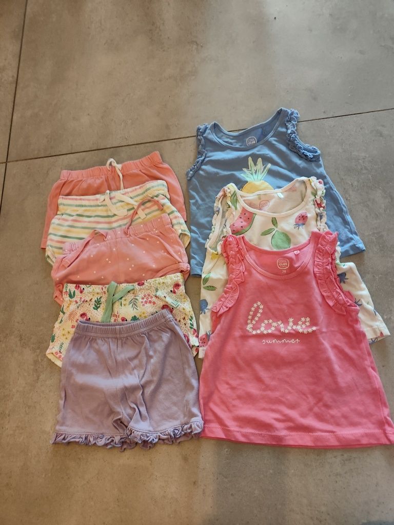 Paka na lato spodenki i t-shirty