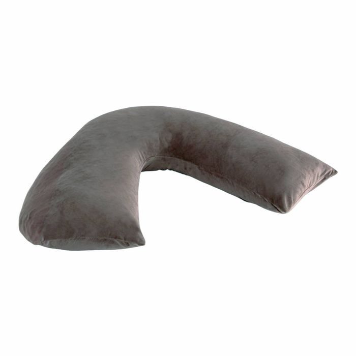 Poduszka V na Ból Szyi 150x30cm Szara