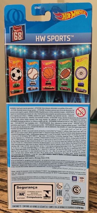 Pack de 5 Hotwheels HW Sports Hot Wheels