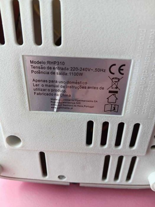 Máquina pipocas retro ar quente 1100W