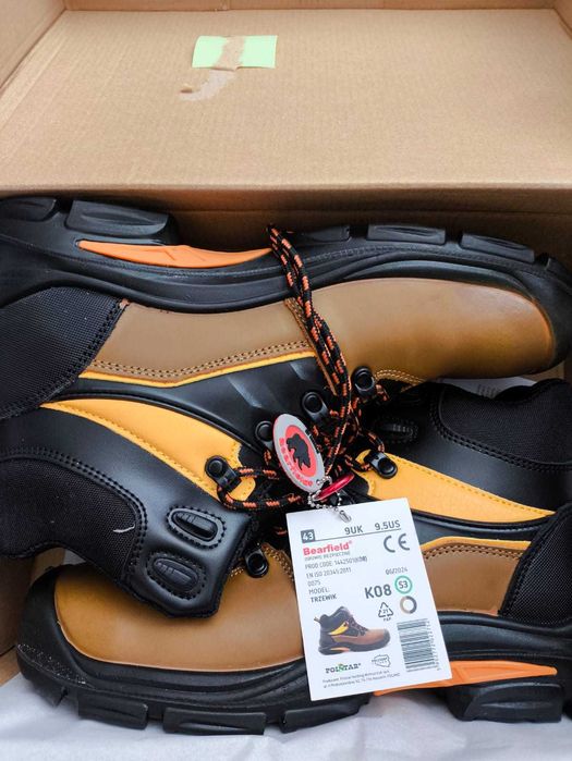 Buty robocze z podnoskiem r44 Bearfield klasa S3