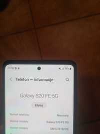 Samsung s20 fe lekko uszkodzony