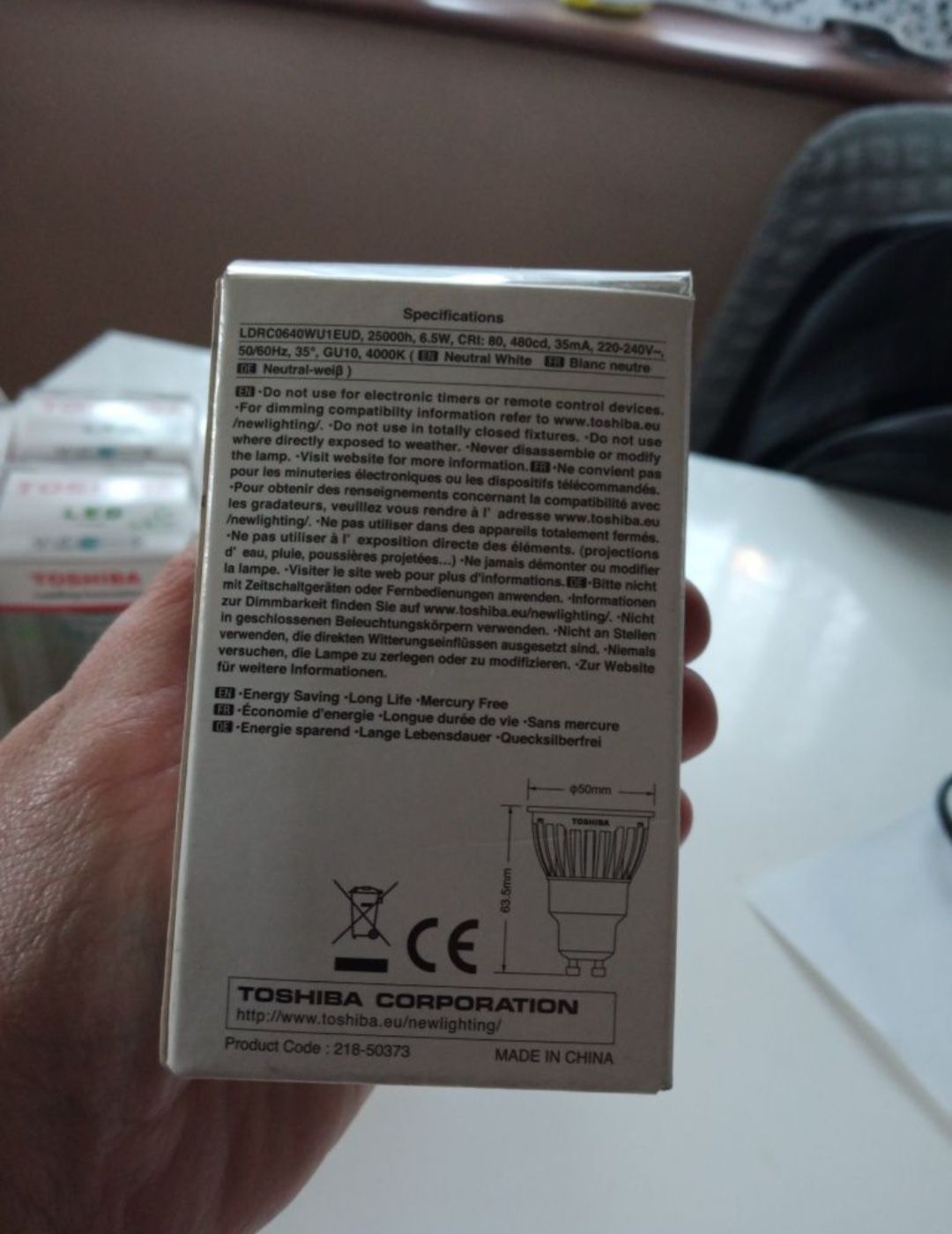 Żarówki zarowka LED Toshiba 6,5W nowe