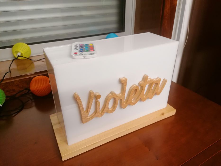 Candeeiro personalizado