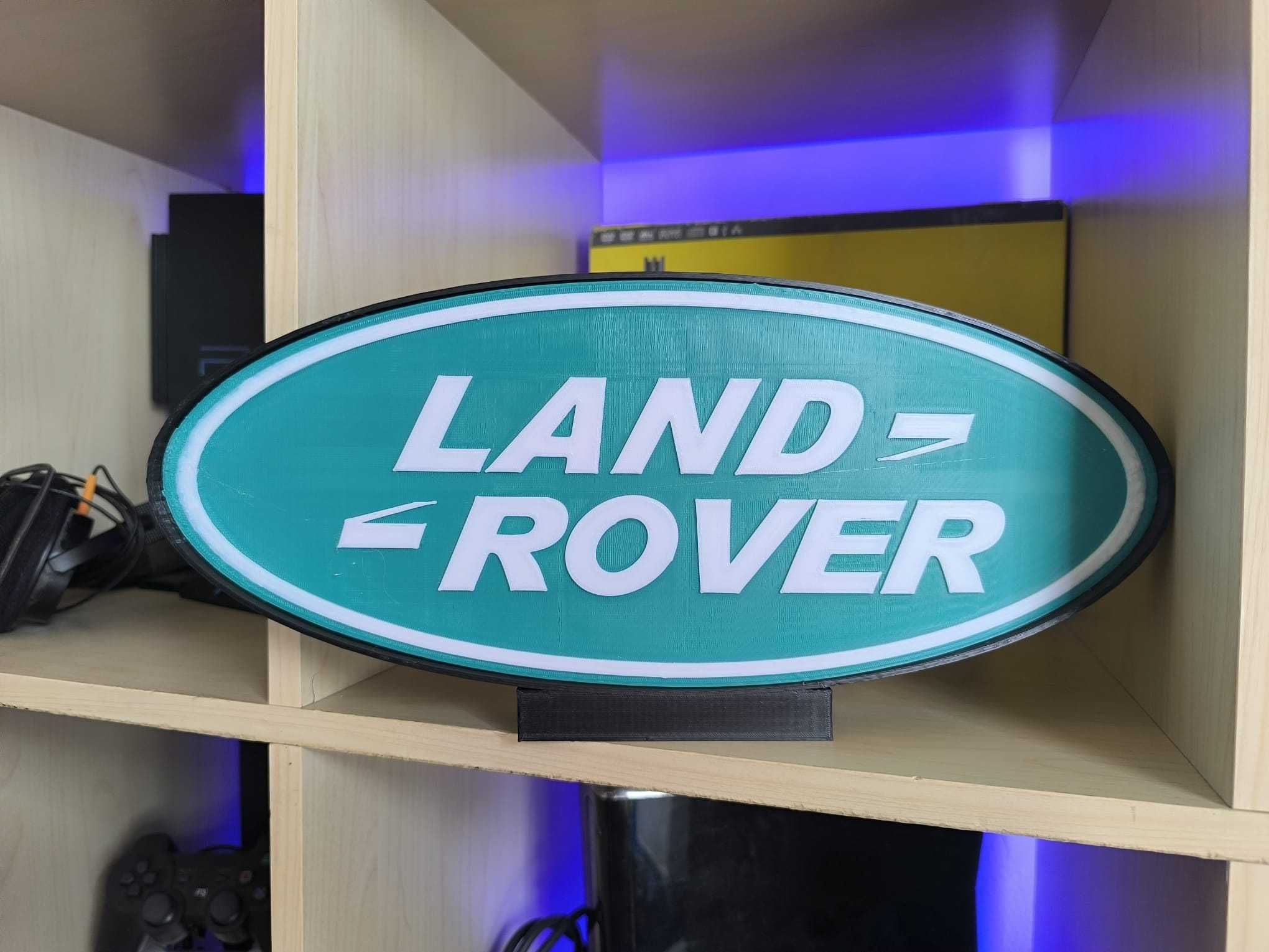Luminária/Lightbox Land Rover com 40cm