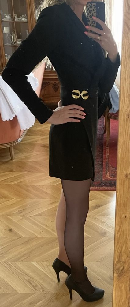 Kombinezon marynarka sukienka S