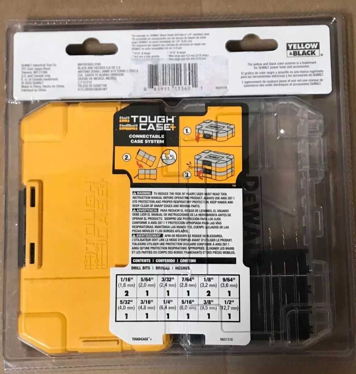 Набор сверл DEWALT DW1354 14 шт.Titanium