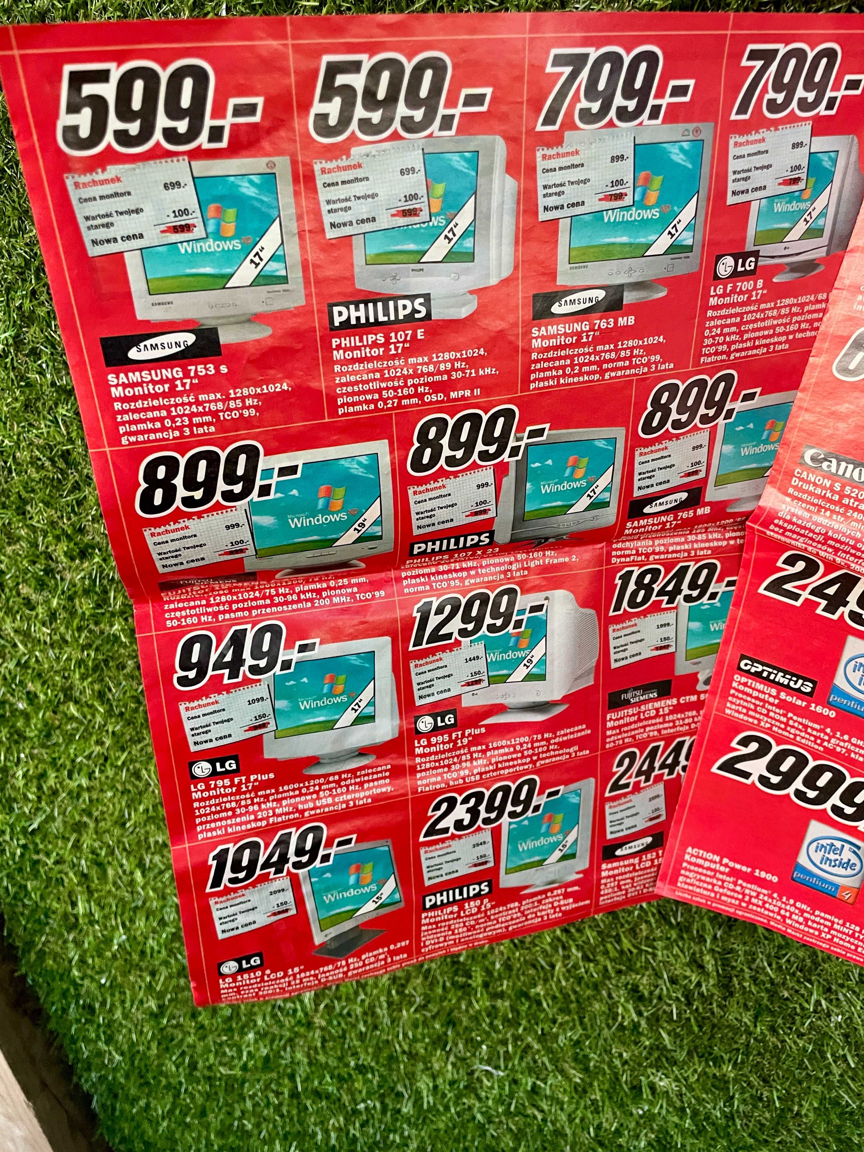 23 letnia Gazetka produktowa Media Markt z 2002 rok historyczna unikat