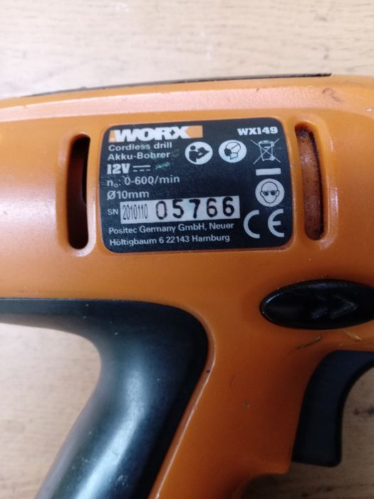 Шуруповерт WORX 12в