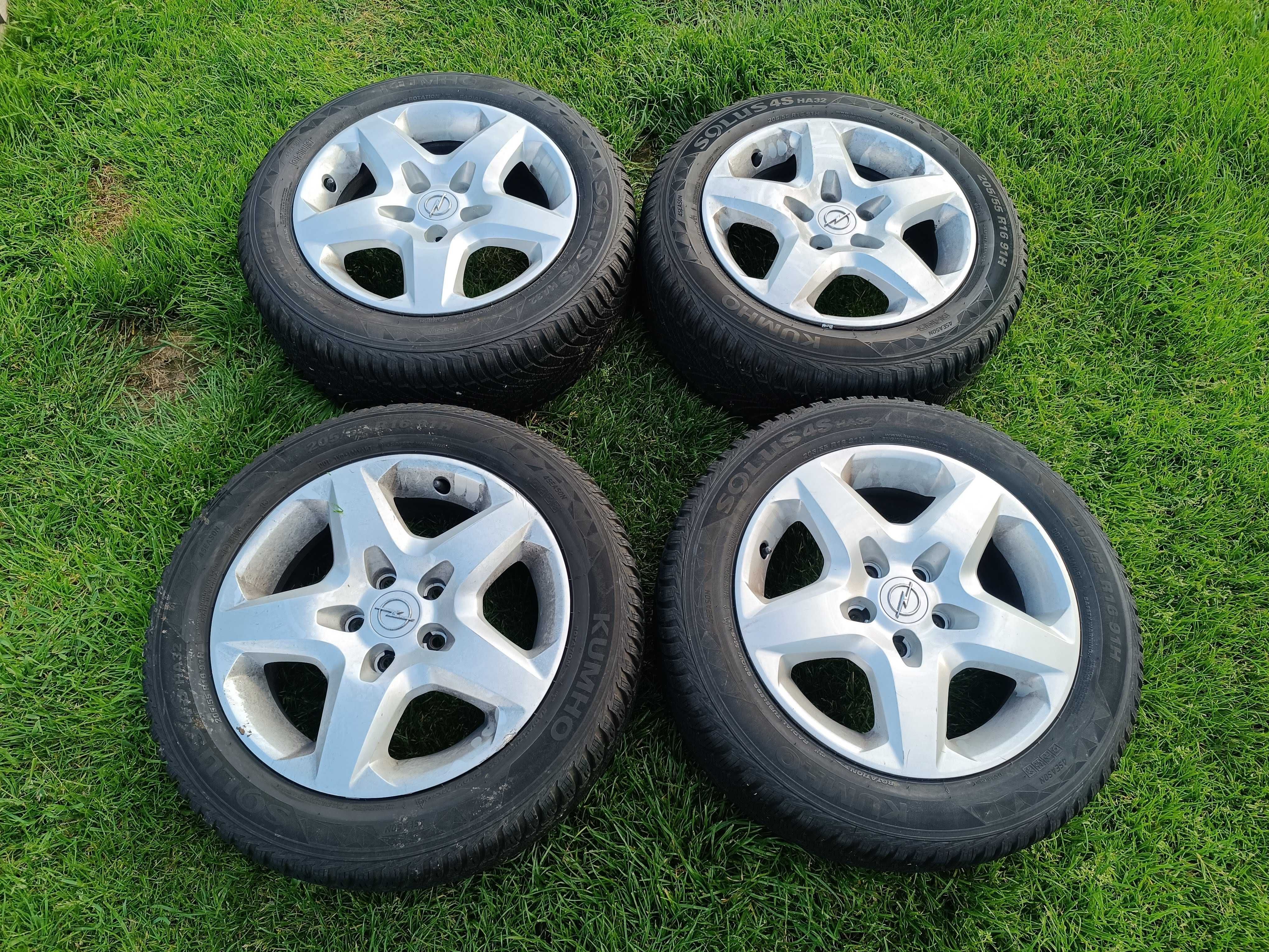 Opel Astra H felgi strukturalne 5x110 z oponami 205/55 r16 24r