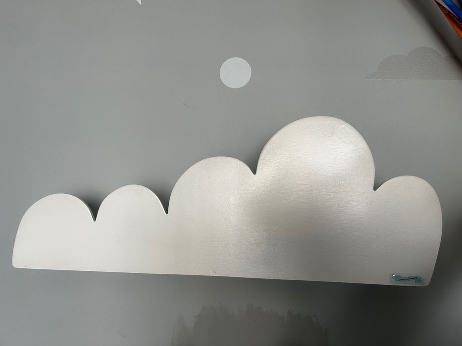 Półka chmurka biała