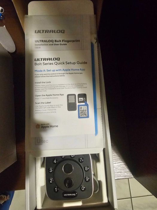 Ultraloq Bolt Smart WiFi Deadbolt Fingerprint Edition
