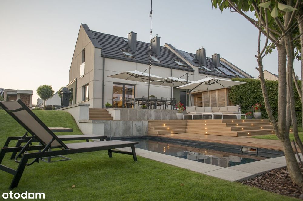 Dom jednorodzinny w zabudowie bliźniaczej w Czaplach k. Gdańska