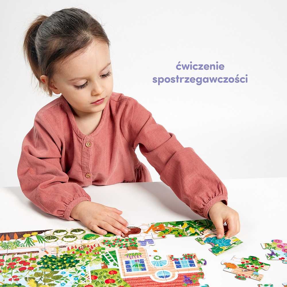 CZUCZU PUZZLE Co rośnie w ogródku 3+ 4+ 40 elementów CZU CZU