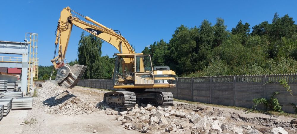 Rozbiórki, wyburzenia, roboty ziemne, koparki, wywrotki