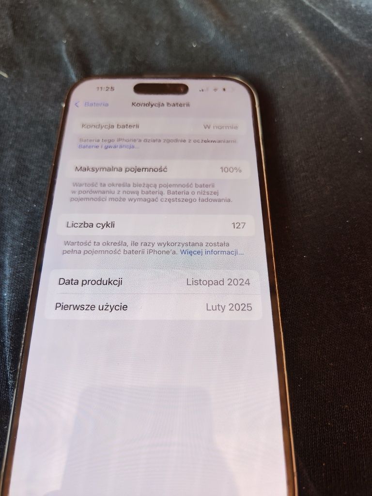 iPhone 15 pro 100% kondycja baterii Natural Titanium Stan jak Nowy Gwa