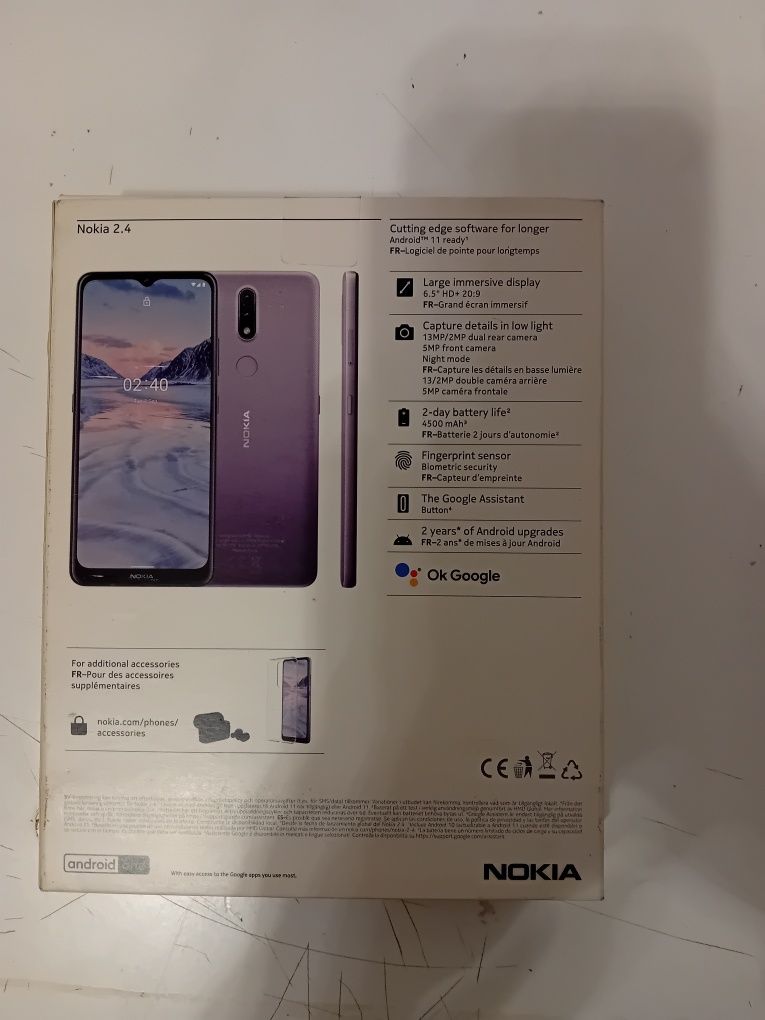 Nokia 2.4 cinzento