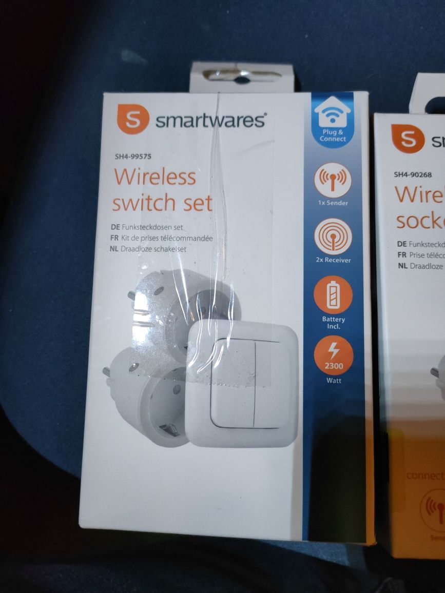 Set smartwares włącznik przełącznik wifi wtyczka