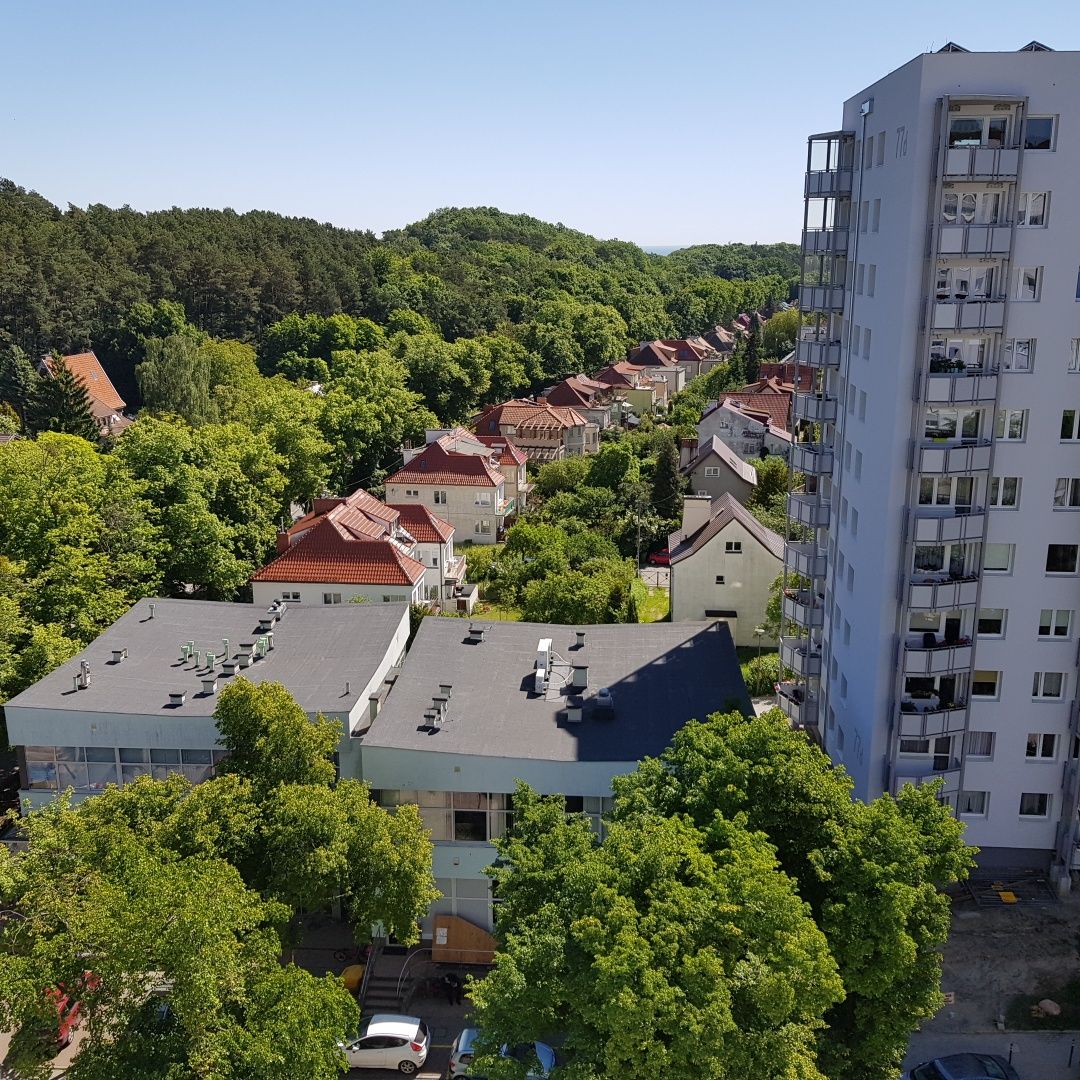 Sopot Kawalerka dla studenta lub singla  z widokiem na morze