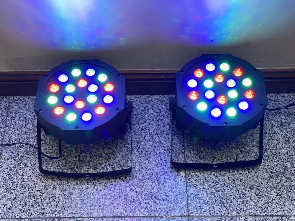 Projetor RGB 18 leds