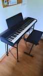 Vendo Piano digital Korg B2 Black de 88 e Banco de Piano como novos