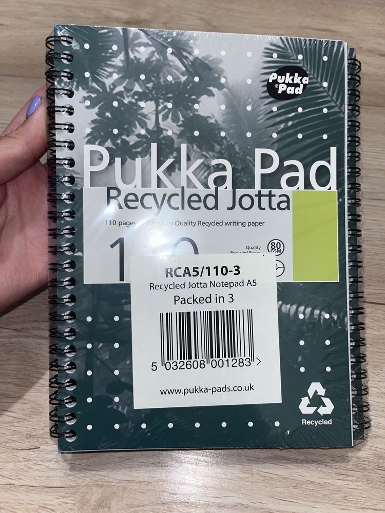 Pukka Pad Jotta 110 nowy kołozeszyt . W linie. A5.