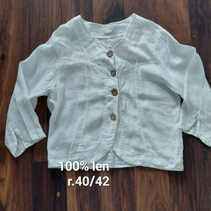Katana, narzutka lniana MB r.40/42, 100% len
