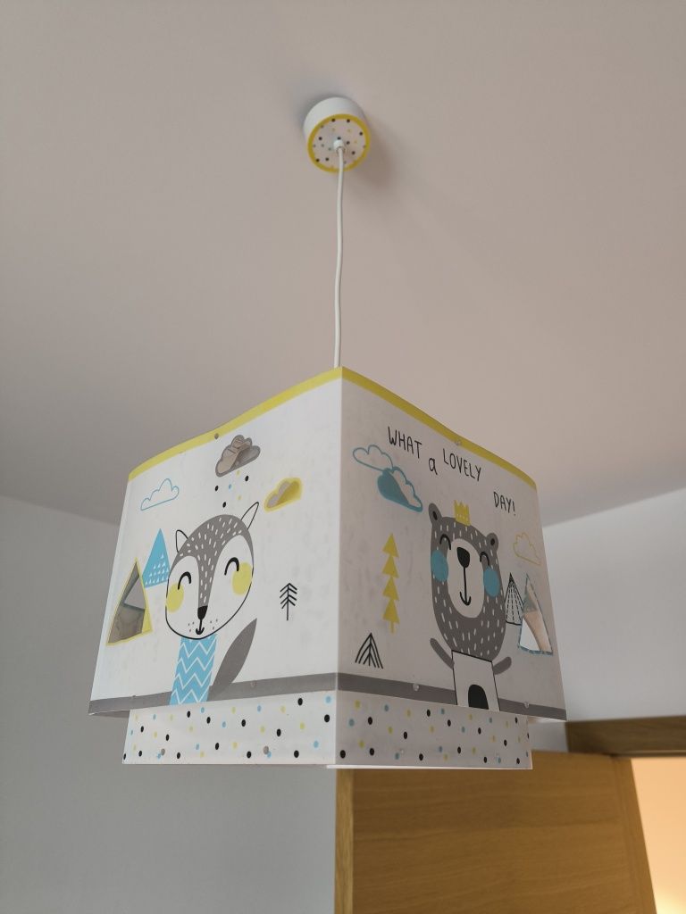 Lampa do pokoju dziecięcego dalber D-73242 - Żyrandol dziecięcy HELLO