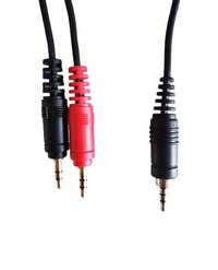 Kabel połączeniowy audio mikrofon 3.5 jack mono 1.25 m