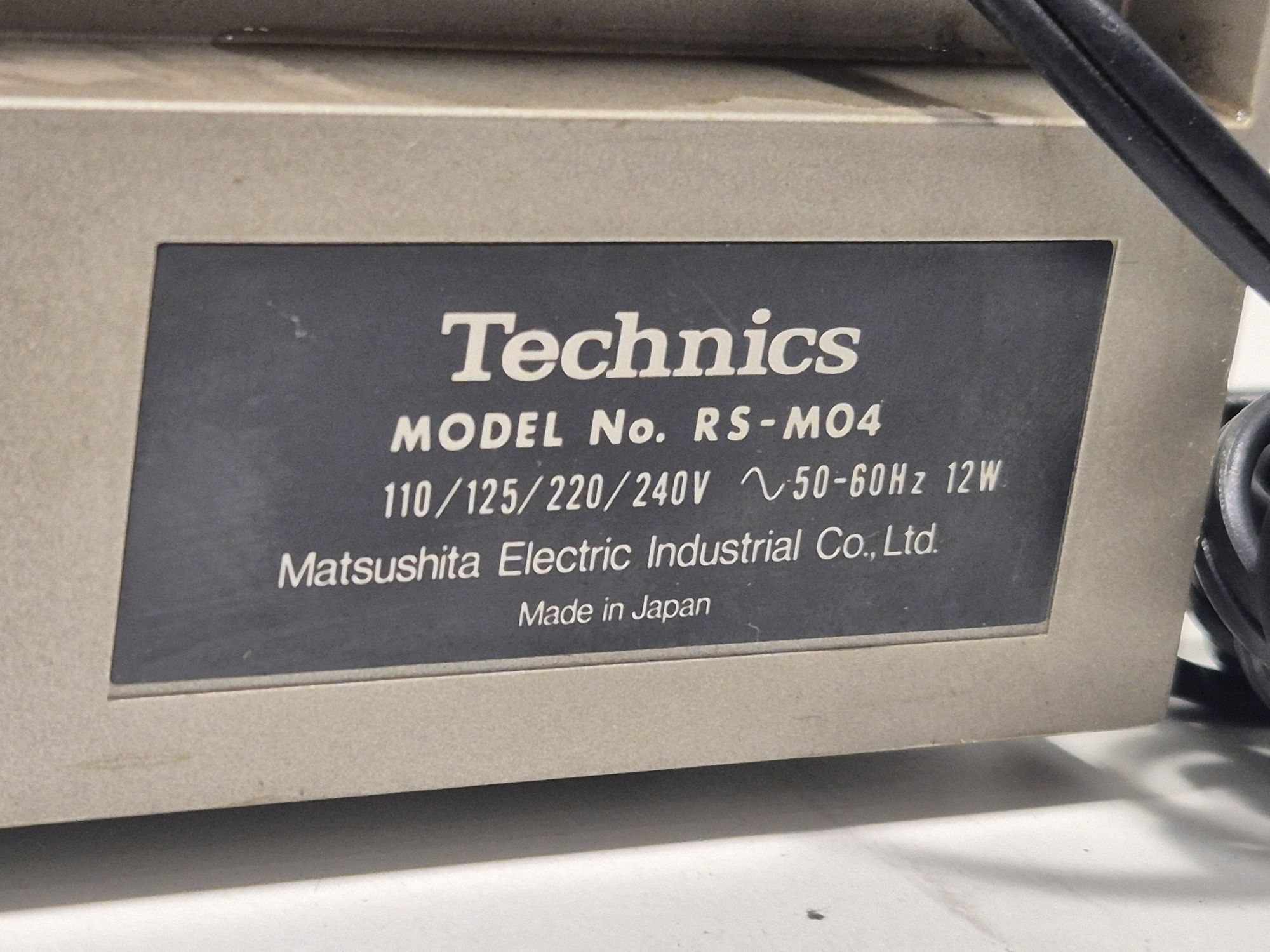 Magnetofon kasetowy Technics RS-M04 Komis Madej Sc