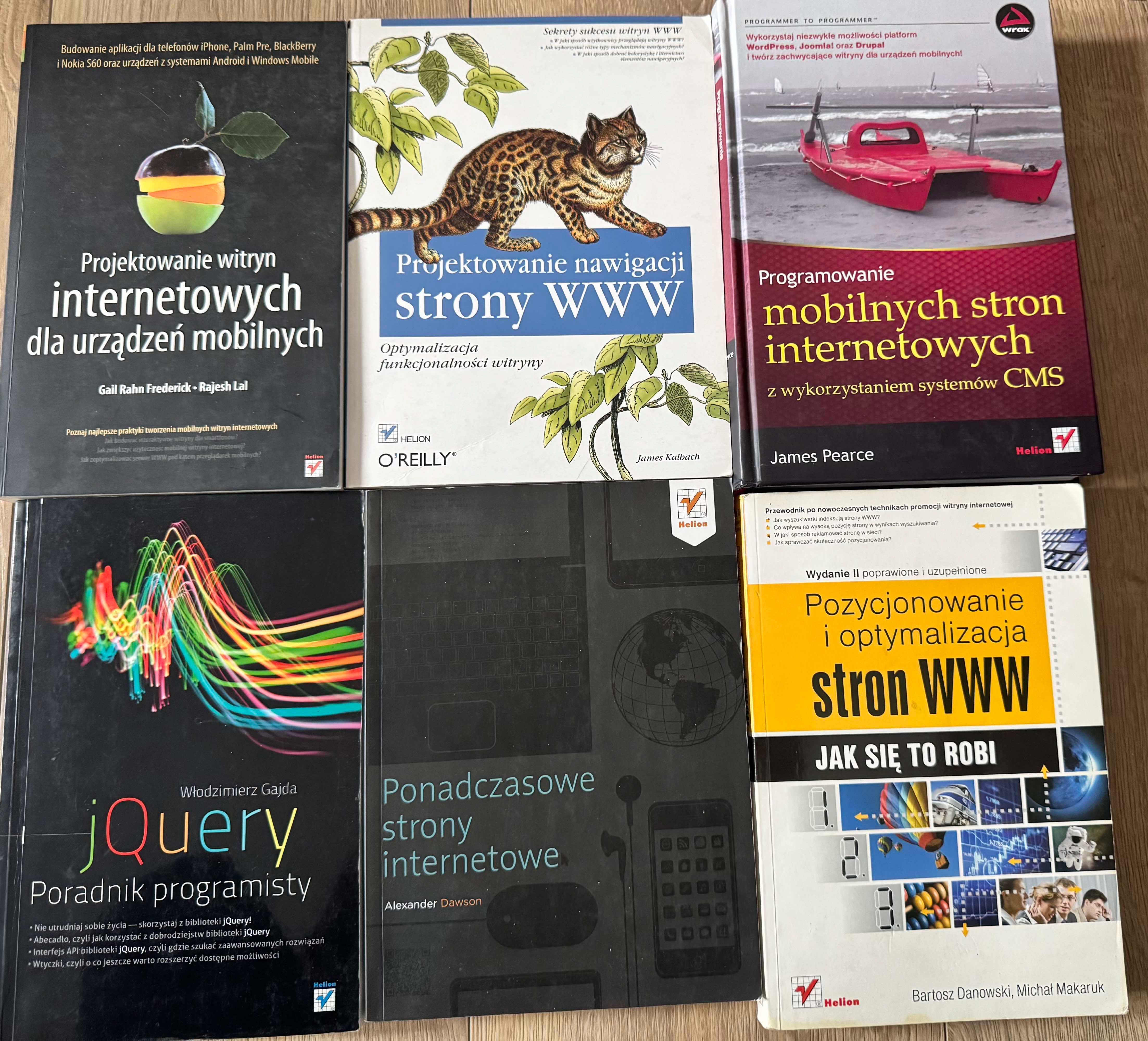 Projektowanie stron internetowych pakiet 6 książek