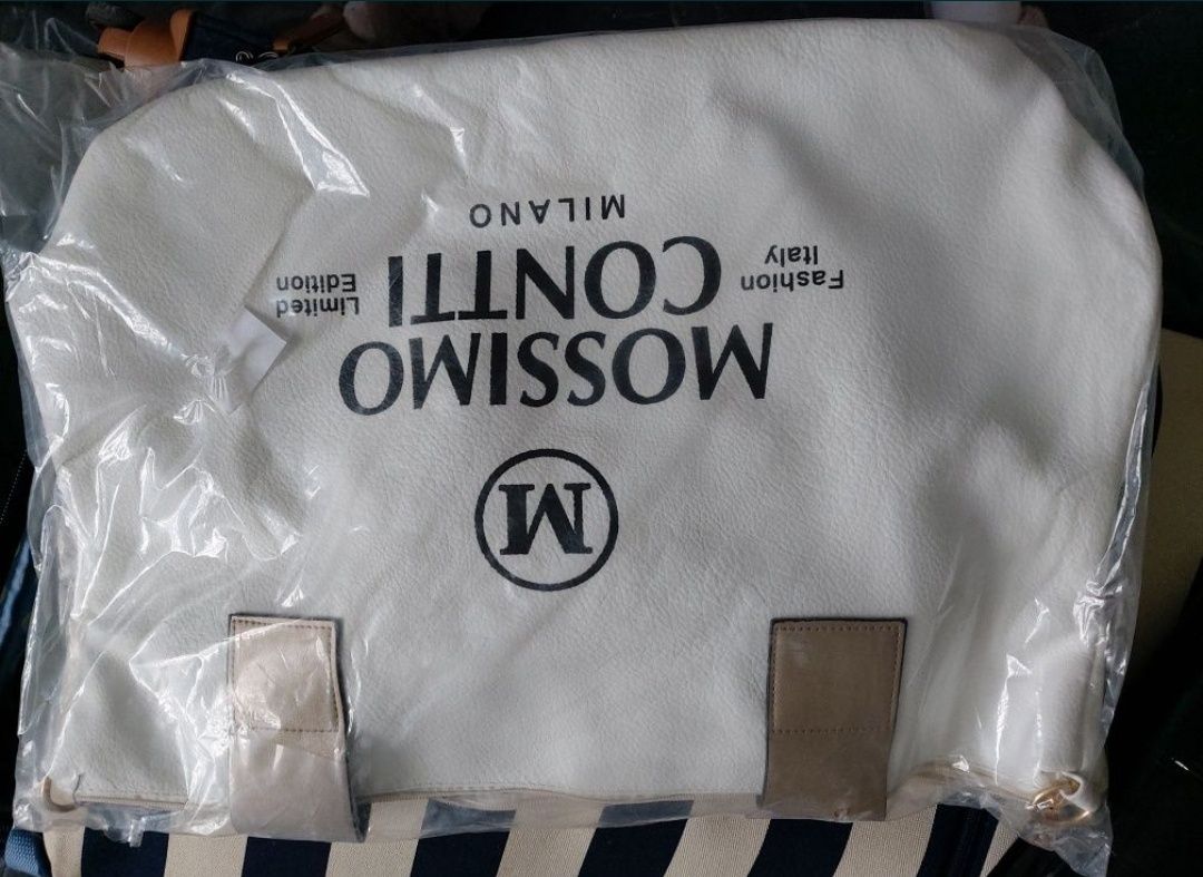 Torba shopperka torebka nowabiała