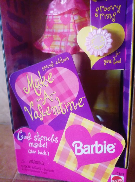 Barbie Make A Valentine, ano 1998, Mattel #20339