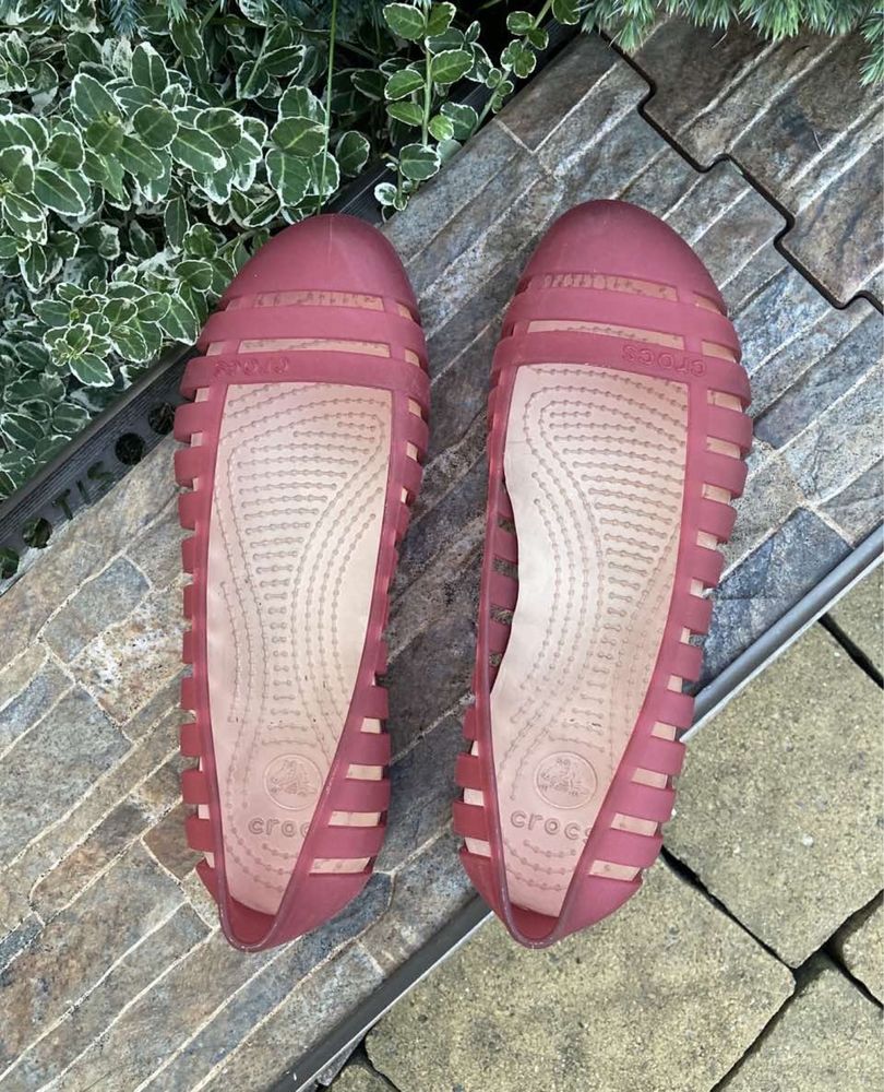 Crocs зручні фірмові балетки 34.5-35р. оригінал