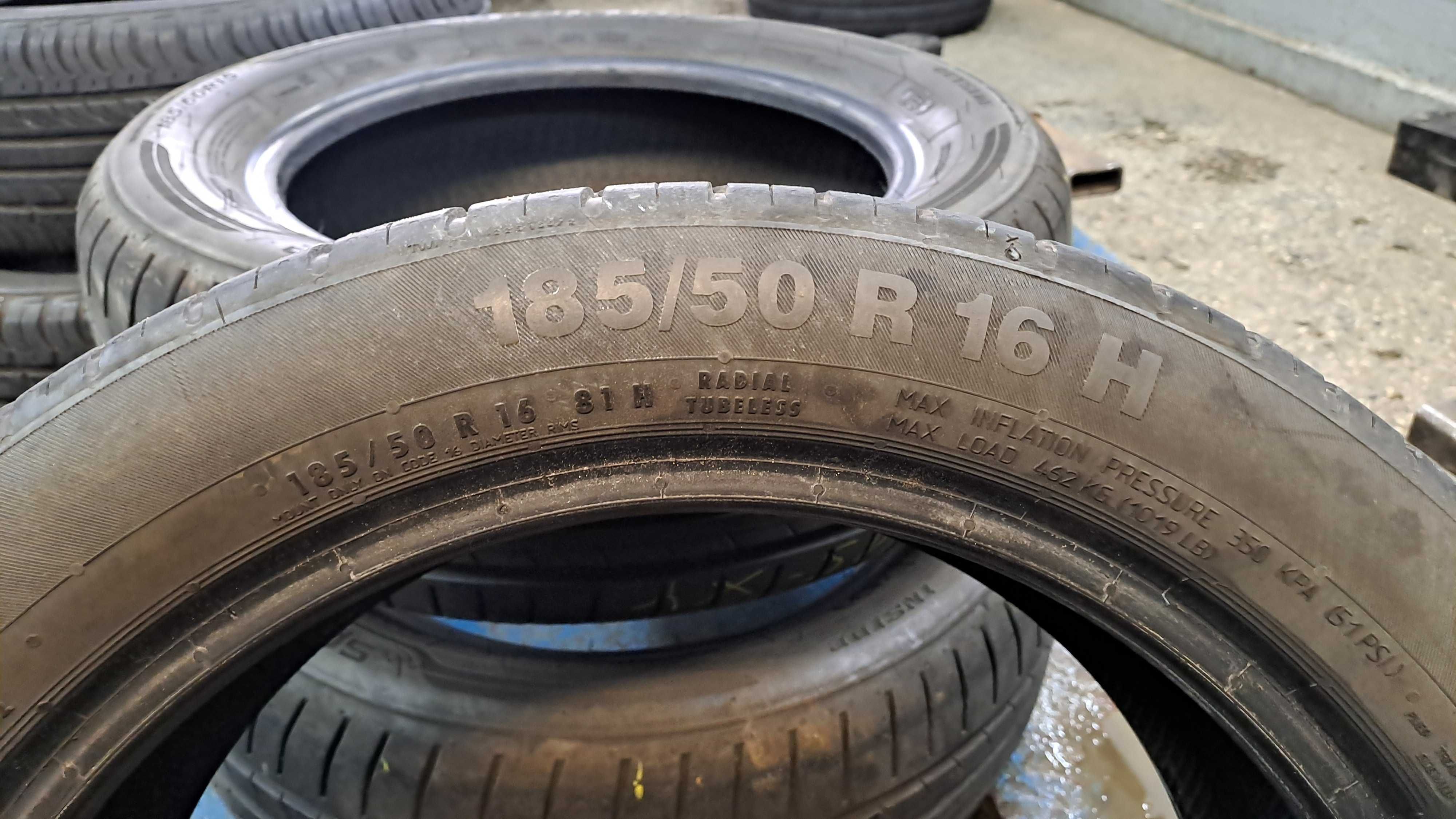 185/50r16 continental opony letnie uzywane