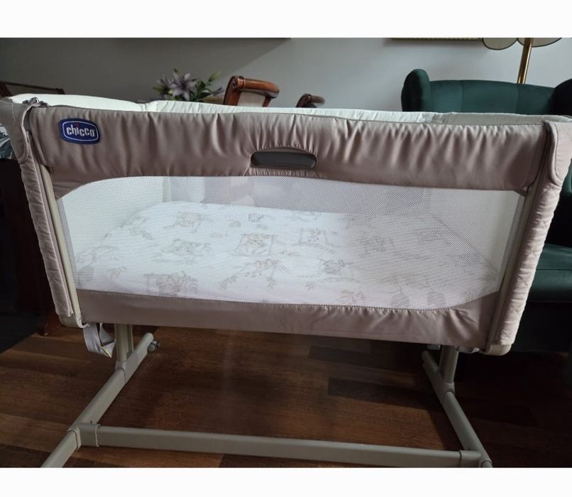 Dostawka Chicco next2me magic Evo  łóżeczko gratis materac Rucken