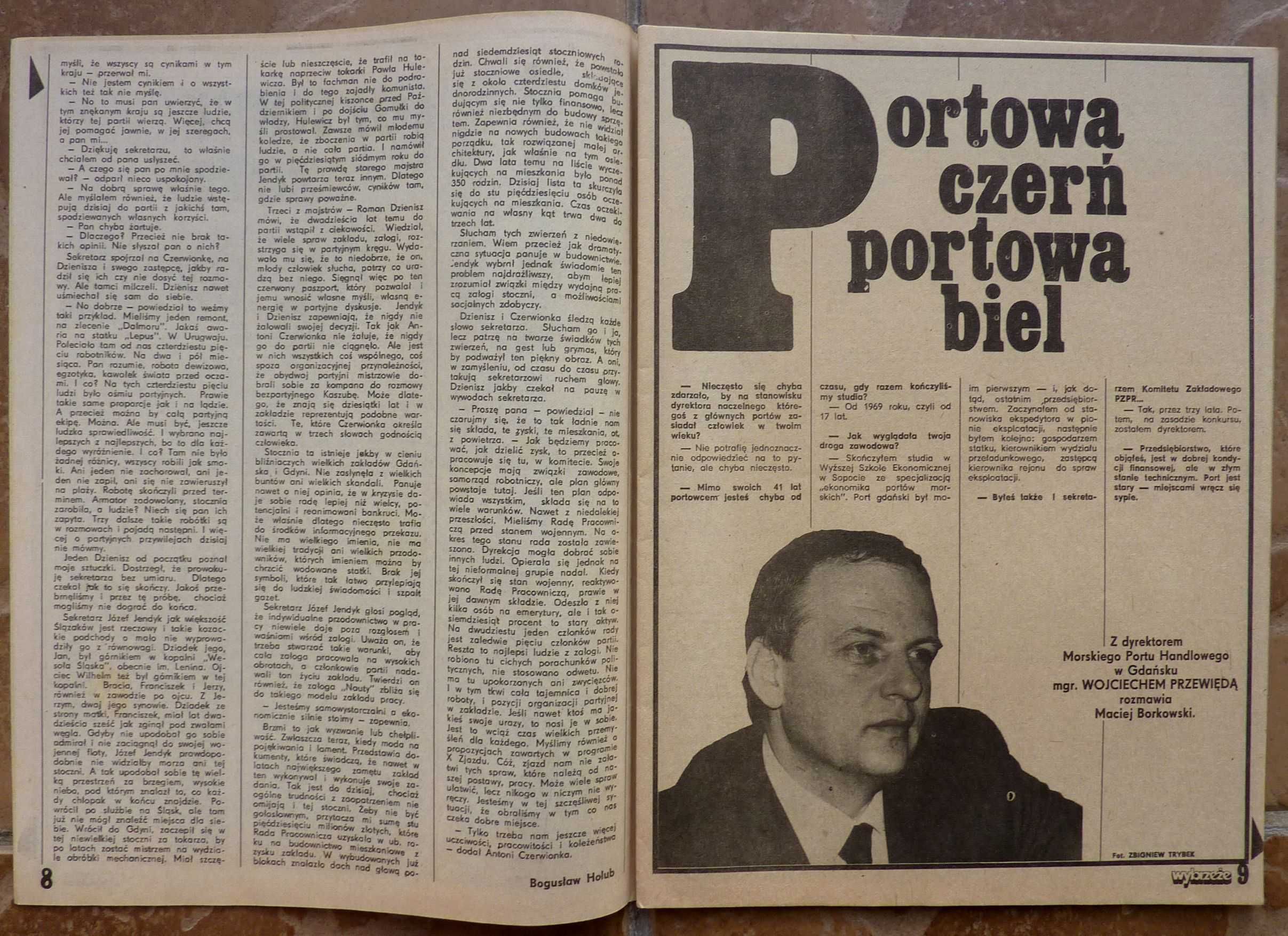 WYBRZEŻE tygodnik nr 17/1986 - plakat - zespół SAXON