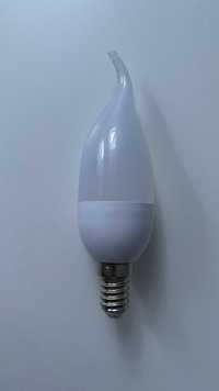 Żarówka, Led E14, kształt płomień świeczki, ciepły kolor, oświetlenie