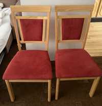 Dwa Krzesła drewniane komplet
