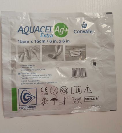 Aquacel Ag+ Extra Convatec opatrunek
