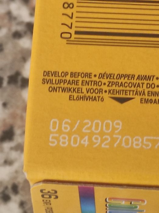 Rolos da Kodak para máquina fotográfica