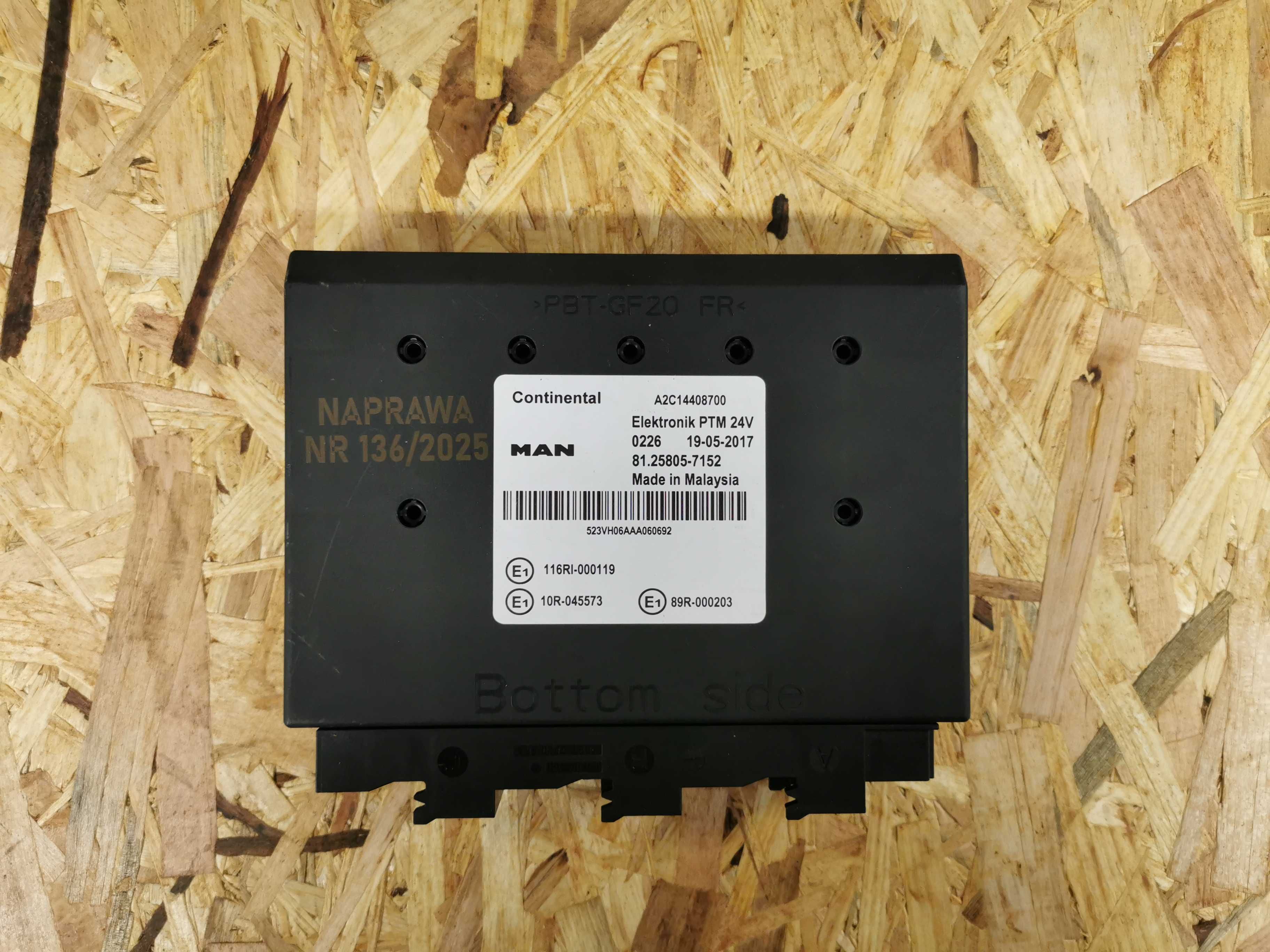 Naprawa sterownika Continental Man PTM