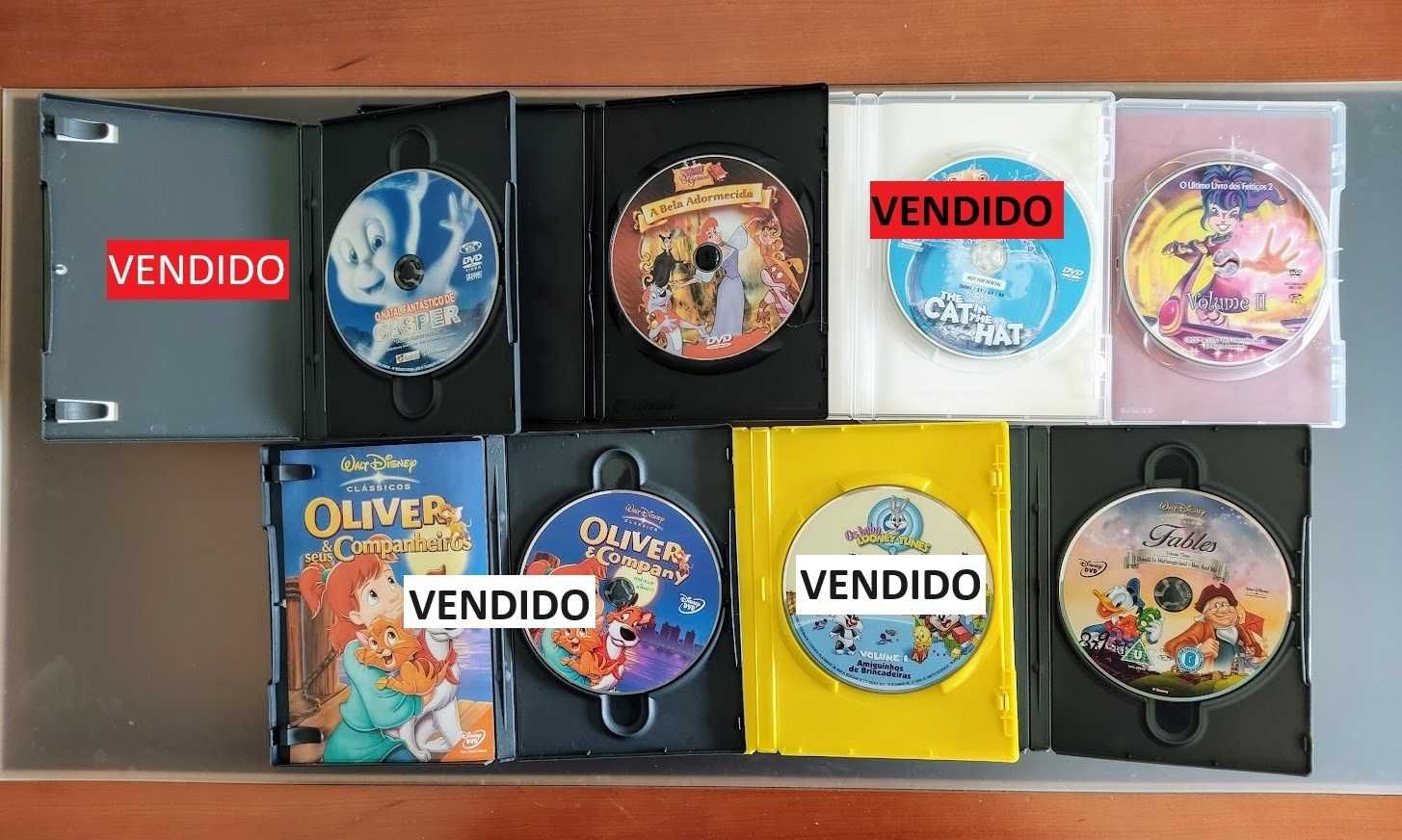 Filmes dvd originais com capa banda desenhada infantil
