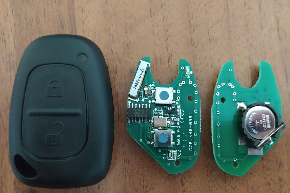 (№47-52) Ключ з платою та чіпом. Renault Opel Vivaro Рено Мастер