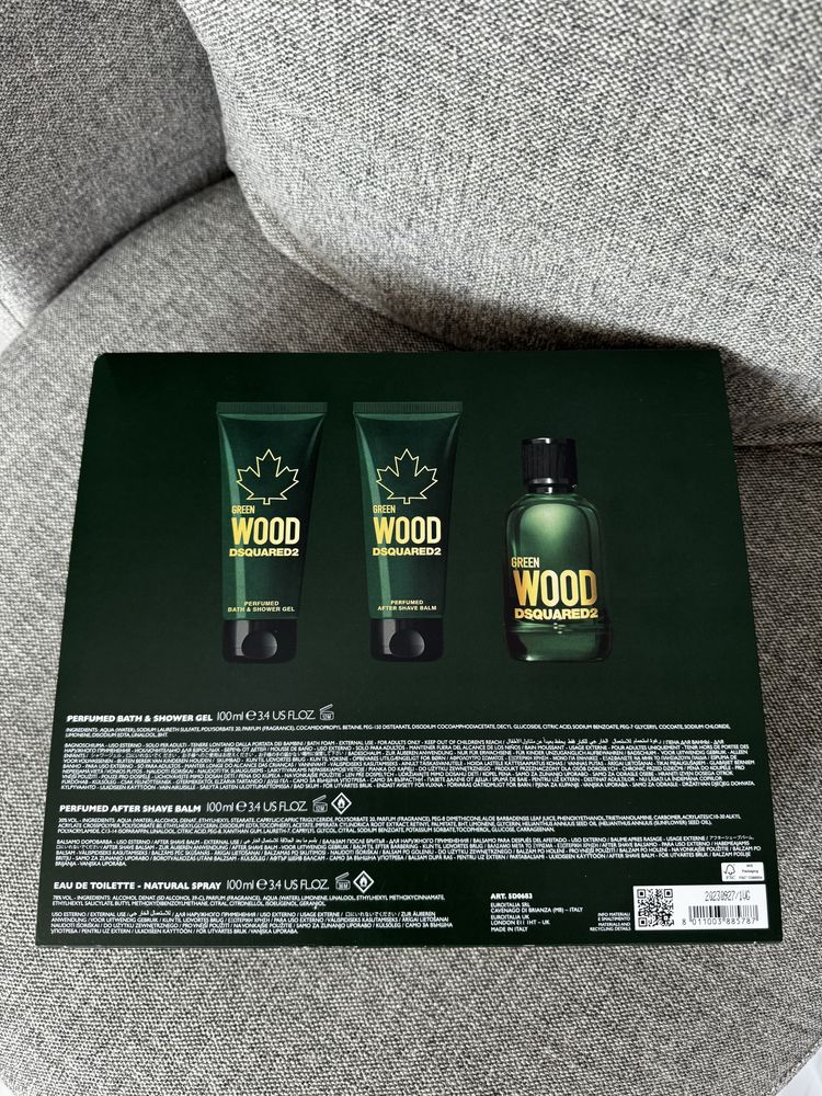 Dsquared2 Green Wood Pour Homme набір